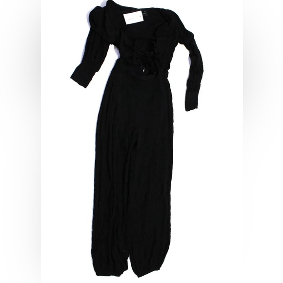 Reformation the Monsoon Jet Black Jumpsuit🖤🖤🖤 - Picture 2 of 12